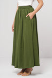 Women's Ethnic Skirt : Riffle Green