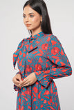 Women's Dress - Mystika : Chinese Red