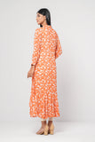Women's Dress - Mystika : Apricot Floral