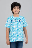Prince Top (2-8 Years) : Blue Tie Dye