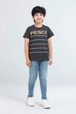 Prince T-Shirt (2-8 Years): Black Stripe
