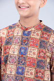 Junior Boy's Shirt (10-14 Years): Paisley Collage