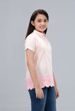 Junior Girls Casual Shirt (10-14 Years) : Spanisl White