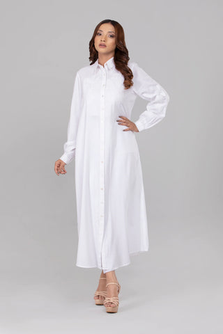Women's Long dress : White