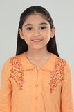 Girl's Ethnic Tops ( 2-8 Years): Cadmium Orange