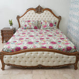 Bed Sheet - Multi Floral (King Size & Queen Size )