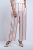 Women's Ethnic Pant: Off White Printed