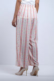 Women's Ethnic Pant: Off White Printed