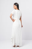 Women's Long Dress: Off White