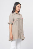 Women's Casual Shirt : Olive