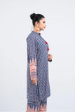 Women's Ethnic - Two Pieces : Navy Printed