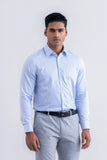 Men's Ultra Formal Shirt : Sky Blue Stripe
