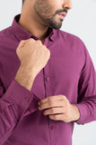 Men's Ultra Formal Shirt : Maroon Check