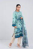Women's Lawn - Two Pieces : Off White & Turquoise