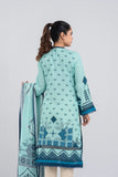 Women's Lawn - Two Pieces : Off White & Turquoise