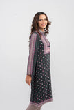 Women's Ethnic Set - Two Pieces : Black Printed & Peach Printed