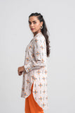 Women's Ethnic Kurti : Lilac Breeze Printed & Ashes of Rose Printed