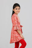 Girl's Ethnic : Olive Printed & Peach Printed ( 2- 8 years)