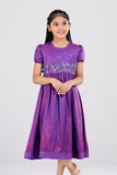 Princess Dress : Violet & Burgundy (2-8 Years)
