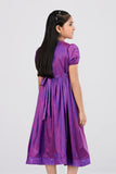 Princess Dress : Violet & Burgundy (2-8 Years)