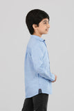 Prince Shirt : Sky Blue Printed ( 2-8 Years)