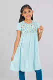Princess top : Flamingo Pink & pale Turquoise ( 2- 8 years)