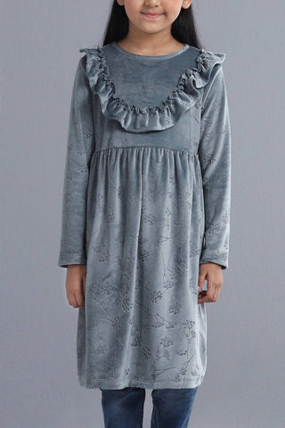 Girl's Top : Viridine Green ( 2-8 Years)