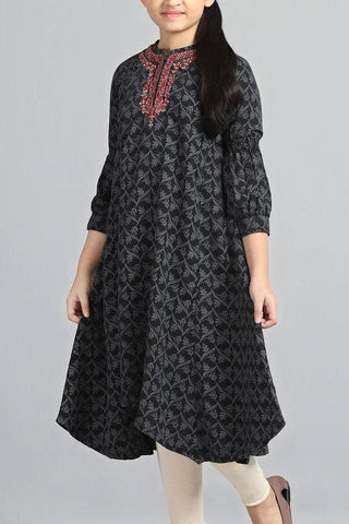 Junior Girls Ethnic : Black Tencel & Blue Tencel (10-14 Years)