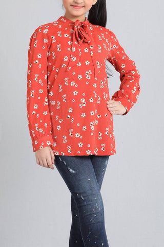 Junior Girls Top : Break Printed (10-14 Years)