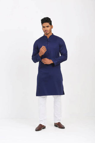 Men's Panjabi ( Slim fit) : Deep Cove & Crimson Red