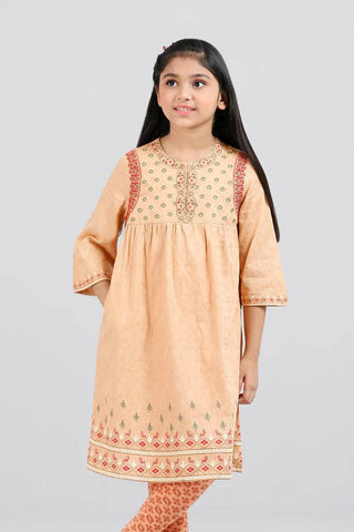 Princess Top : Doe & Rooibos Tea Printed ( 2-8 Years)