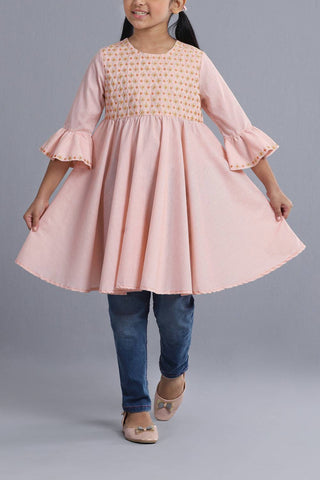 Princess top : Orange stripe , Green stripe & Blue stripe (2-8 years)