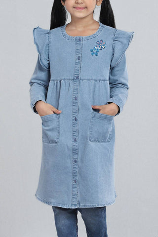 Princess Top : Sky Blue (2-8 Years)