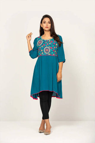 Women's Fatua : Deep Lagoon & Chocolate truffle