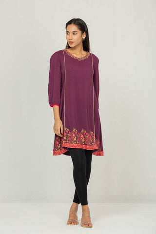 Women's Fatua : Plum Purple & Deep lagoon