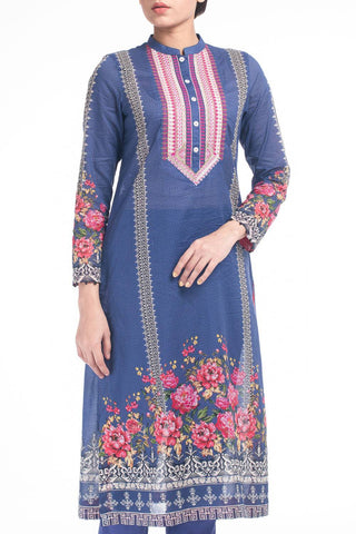 Women's Lawn (3 piece) - ASTRONUT BLUE