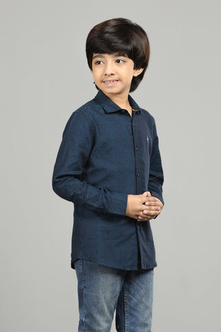 Boy's Prince Shirt : Blue (2-8 Years)