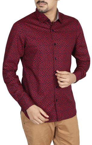 Men's Casual Shirt 5KP RUBY RED