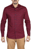 Men's Casual Shirt 5KP RUBY RED - Yellow Clothing