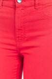 Ladies Woven Jegging RED 600