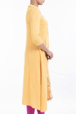 Embroidered Women's Ethnic Trail YELLOW - Yellow Clothing
