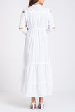 Women's long Dress : White