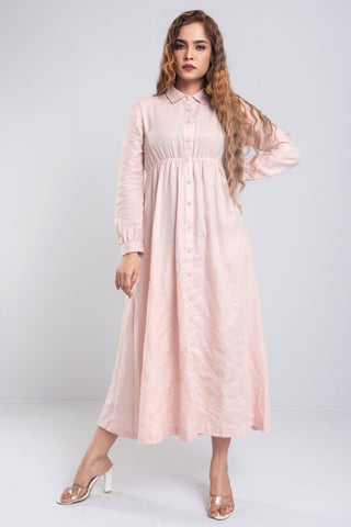 Women Long Dress : PEARL Pink