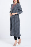 Women's Ethnic : Black Printed & Faded Blue Printed