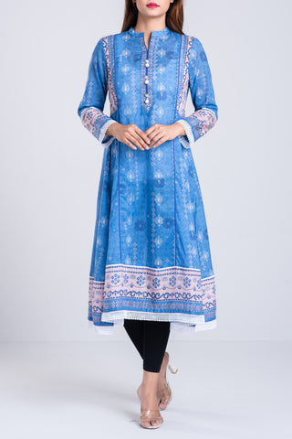 Women's kurti : Classic Blue