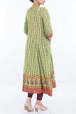 Women's Ethnic PARROT GREEN PRINTED - Yellow Clothing