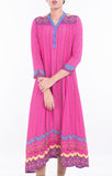 Women's Ethnic ROSE RED PRINTED - Yellow Clothing